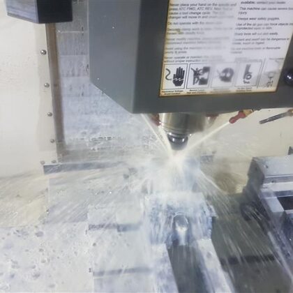 Machining in Switzerland on CNC milling machine